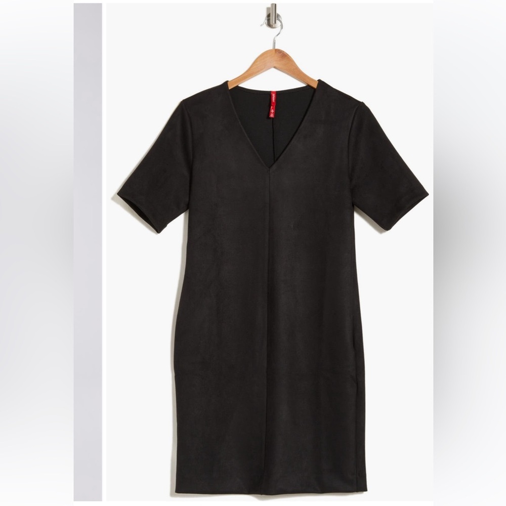 NWT SPANX Faux‎ suede column dress
